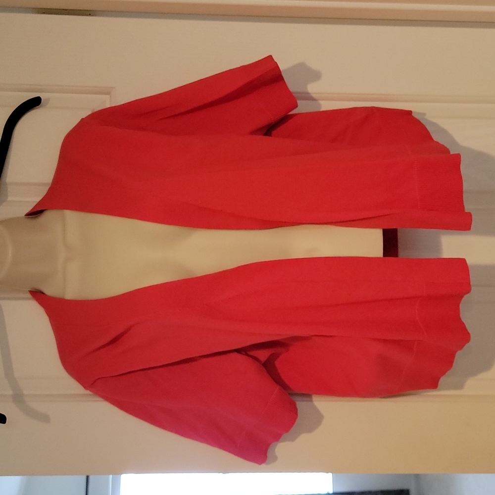 Hot pink shrug